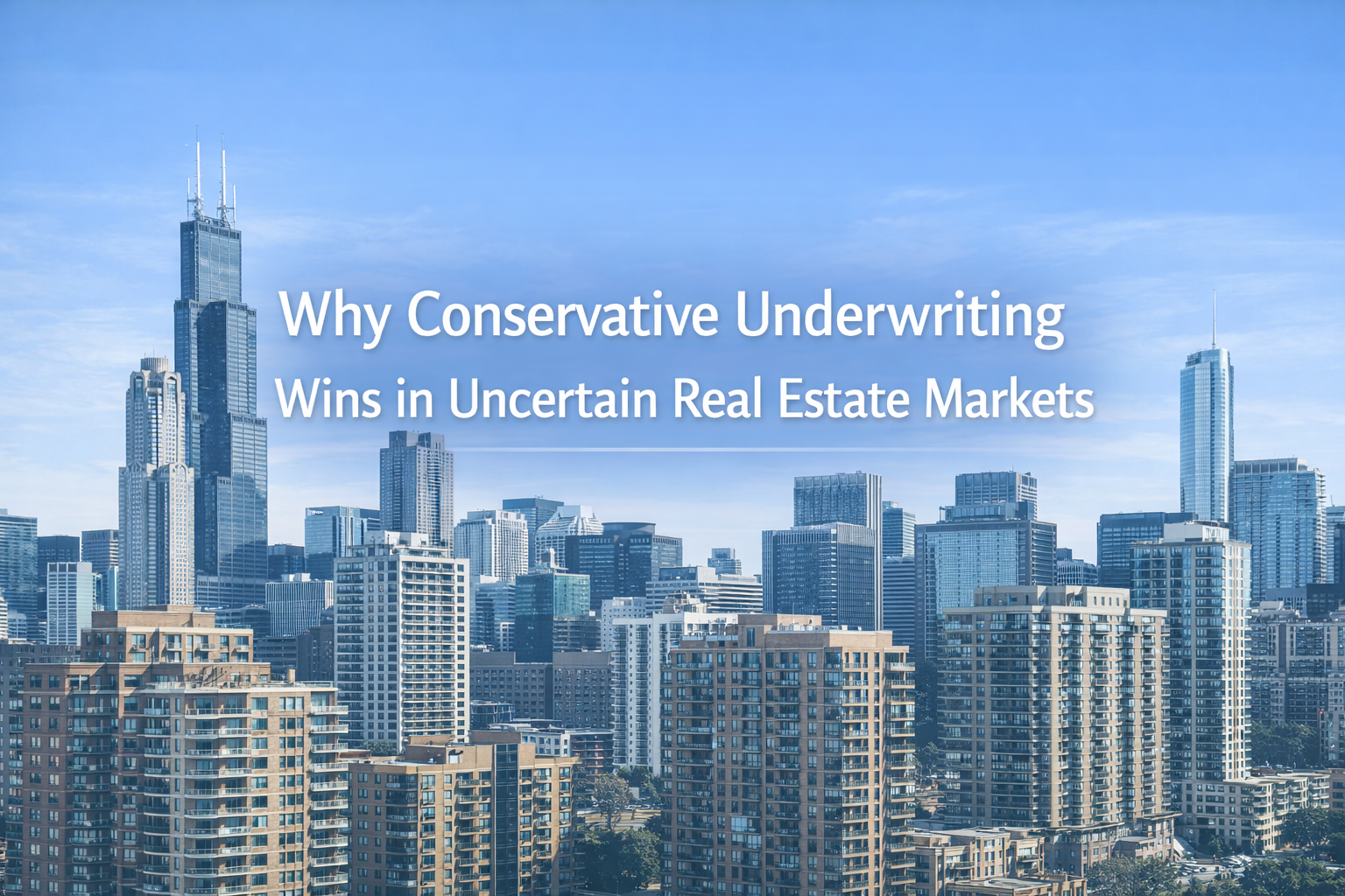 Why Conservative Underwriting Wins in Uncertain Real Estate Markets